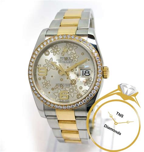 rolex datejust flower dial price|rolex datejust with diamond bezel.